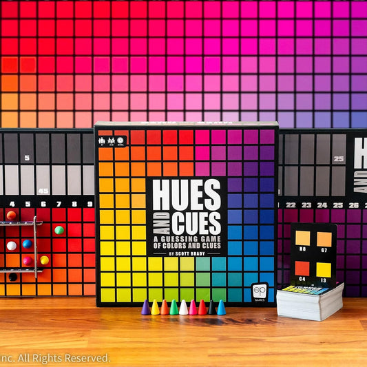 HUES and CUES - Vibrant Color Guessing Board Game