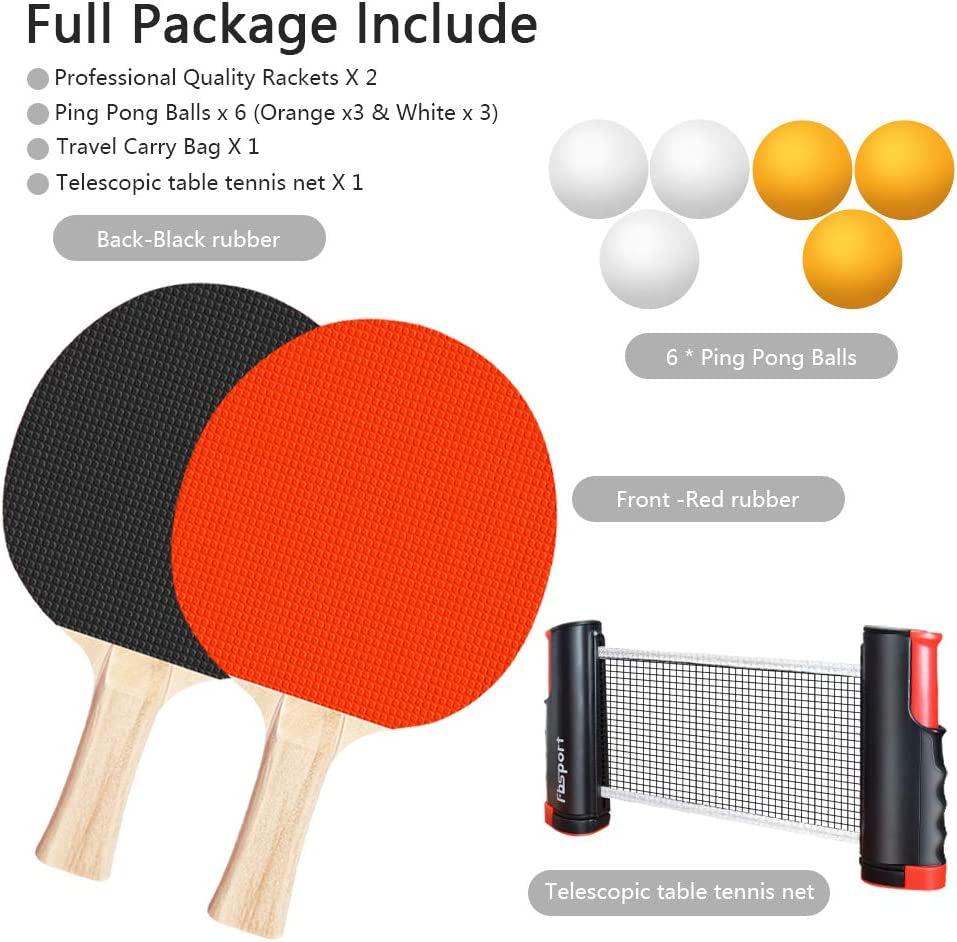 Ping Pong Paddle Set