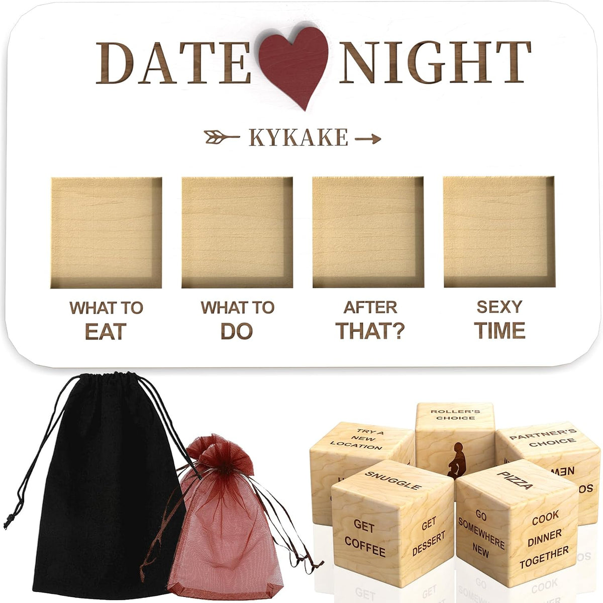 Gifts for Him Her Men Women,Couples Dice Game, Mens Valentines Day Gifts, Date Night Dice Game for Adults, Romantic Anniversary Date Night Ideas for Boyfriend Husband Wife