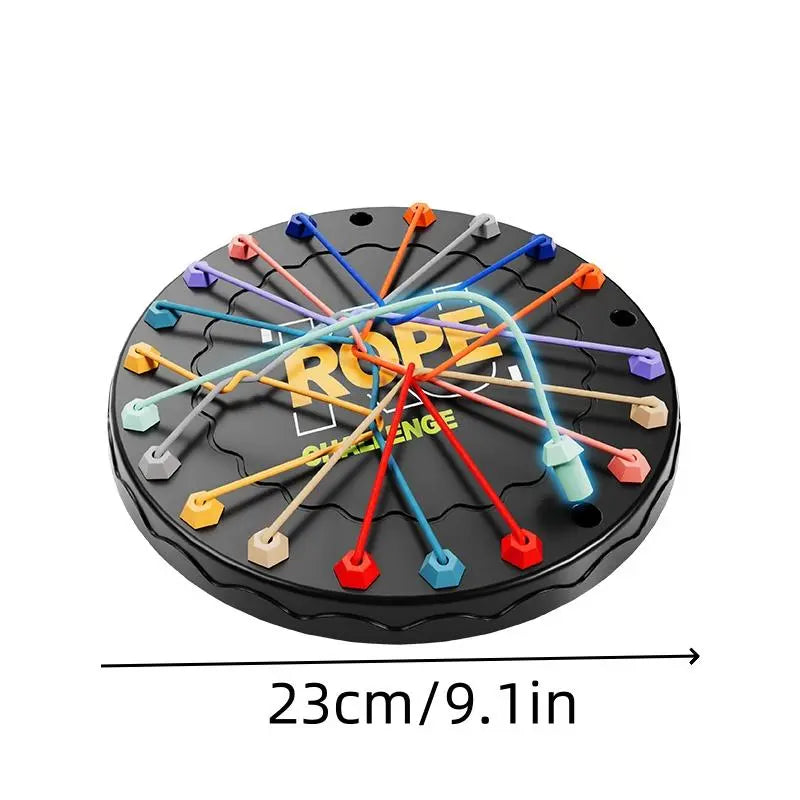 Rope Untangling Table Game, 1 Set Logic Puzzle Board Game, Parent-Child Interactive Game, Family Fun Game, Board Games for Family Night, Educational Toy for Kids, Tabletop Games