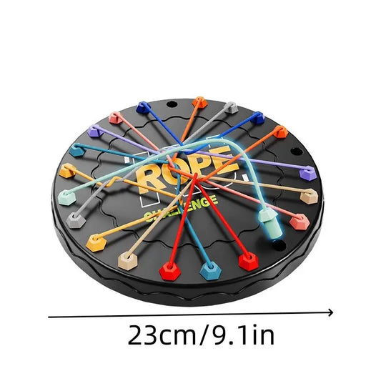 Rope Untangling Table Game, 1 Set Logic Puzzle Board Game, Parent-Child Interactive Game, Family Fun Game, Board Games for Family Night, Educational Toy for Kids, Tabletop Games
