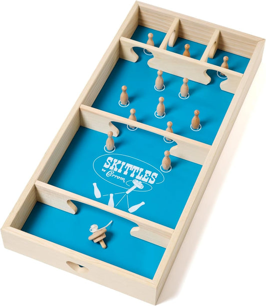 Skittles Game – Large Board Games for Adults & Children – Wooden Family Board Games for Family Night – Indoor and Outdoor Games for Family