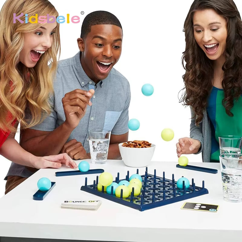 Kids Ball Bouncing Game Parent-Child Interaction Board Game Toddler Toss Ball Game Fun Party Game
