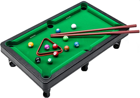 Mini Billiards Desktop Table Toy Game Set Billiards Smooth Decompress Toys 1 Set