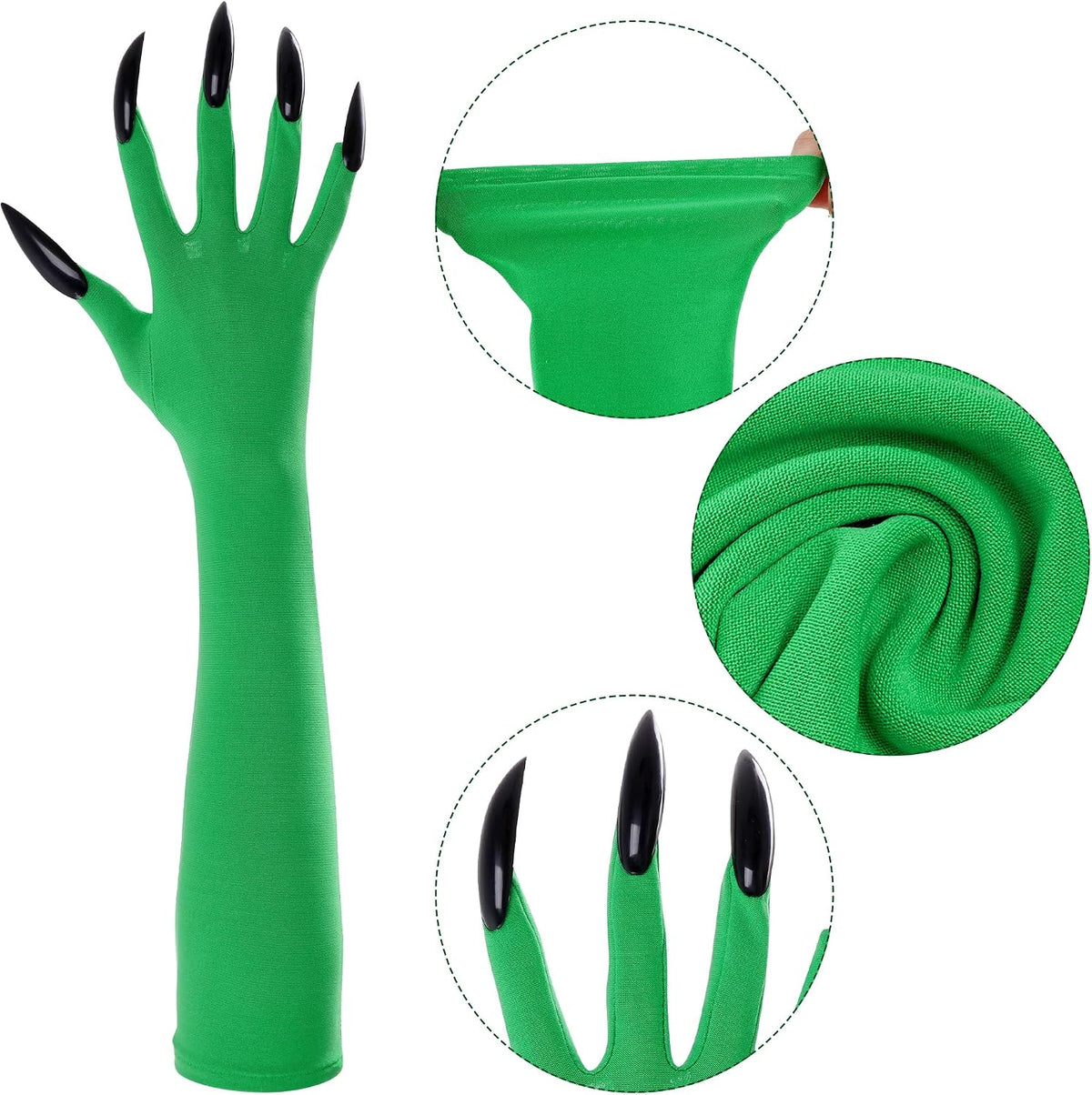 Claw Gloves Gloves with Claws Halloween Glove for Halloween Cosplay Costume Accessory