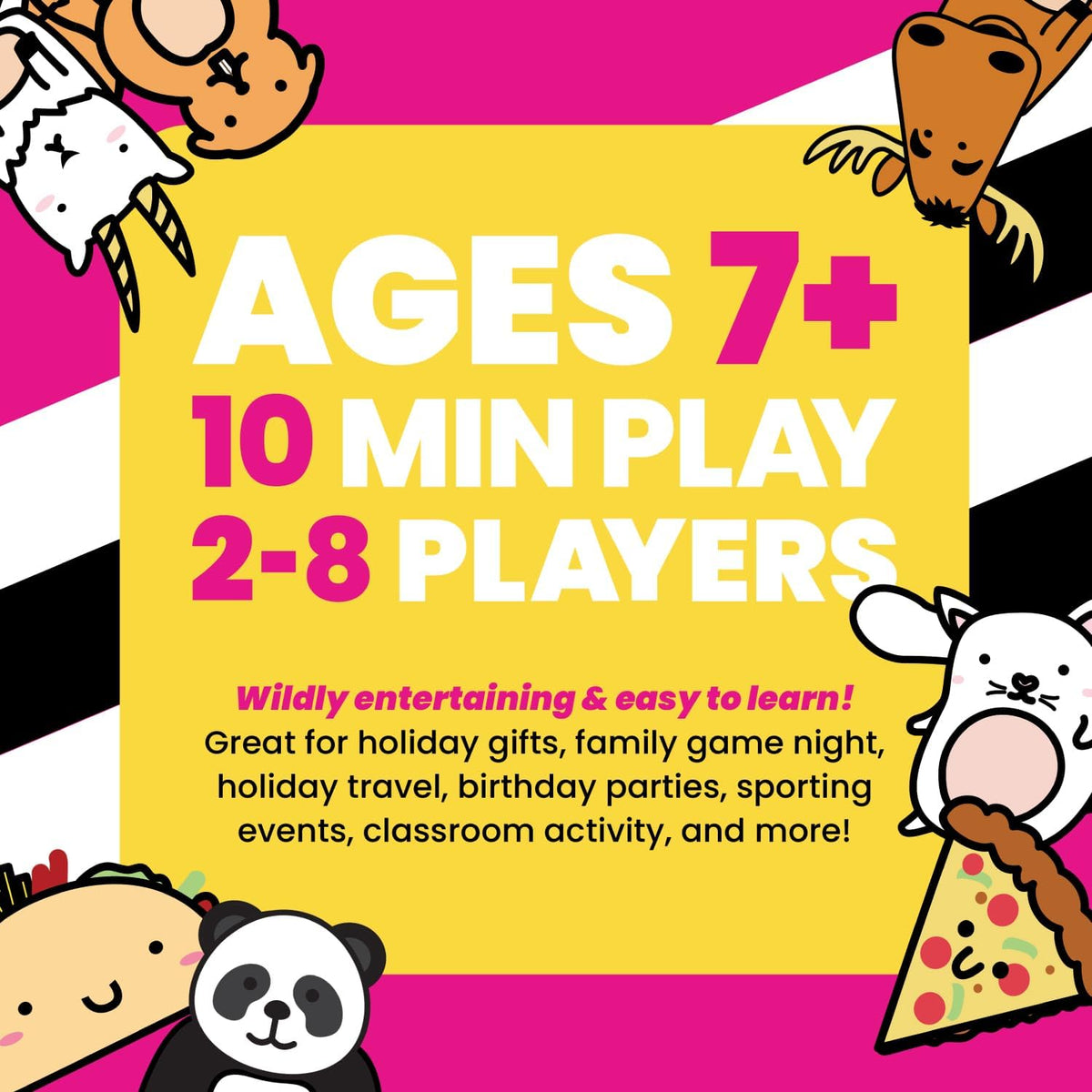 Card Game by Taco Cat Games, Age 7+, 2-8 Players