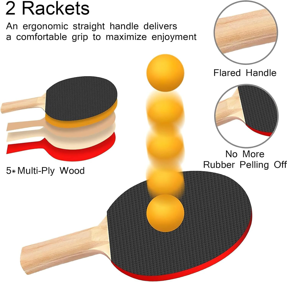 Ping Pong Paddle Set