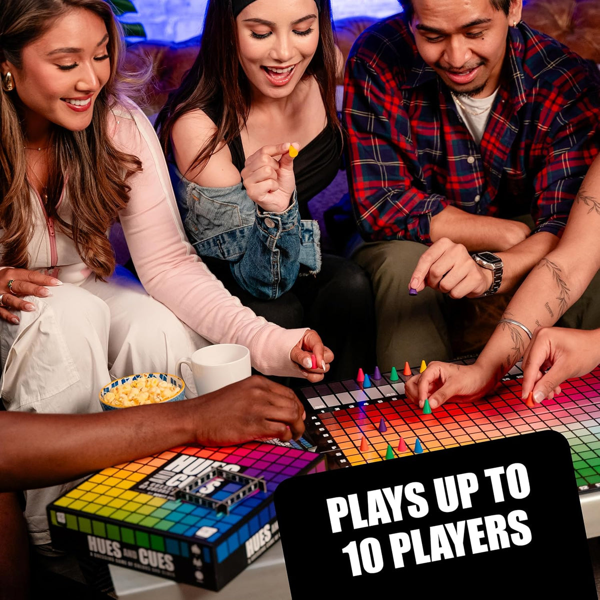 HUES and CUES - Vibrant Color Guessing Board Game