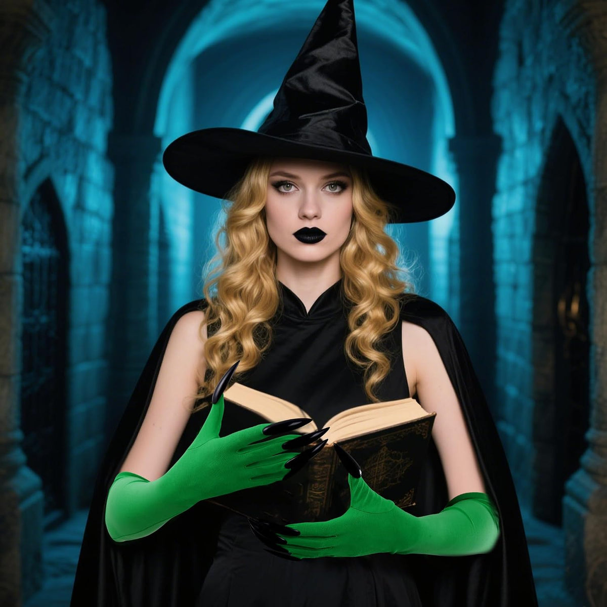 Claw Gloves Gloves with Claws Halloween Glove for Halloween Cosplay Costume Accessory