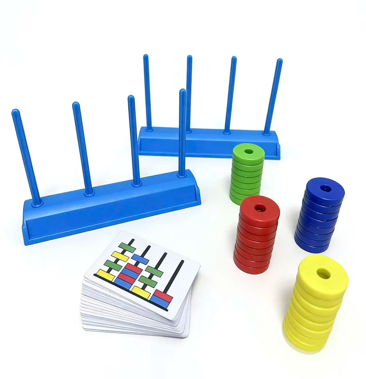Magnetic Color Stack Game - 2-Player Logic Duel Game, Family Interactive Color Matching Board Game for Kids & Game Night Caosen Familia