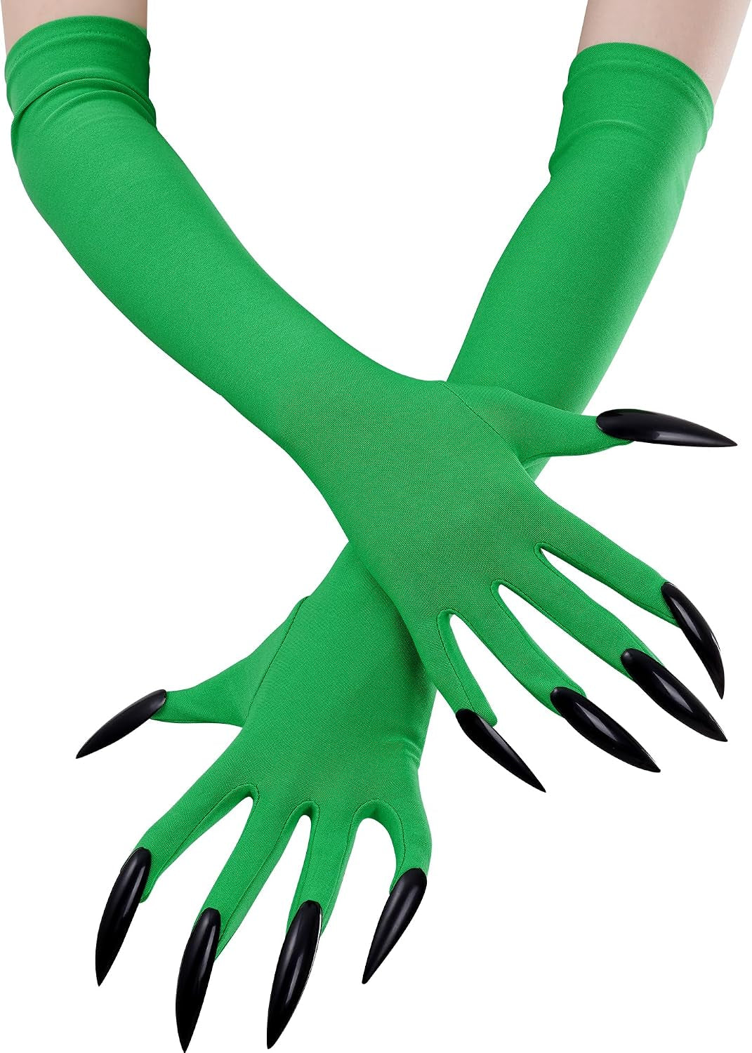 Claw Gloves Gloves with Claws Halloween Glove for Halloween Cosplay Costume Accessory