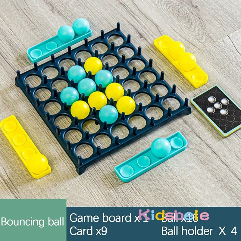 Kids Ball Bouncing Game Parent-Child Interaction Board Game Toddler Toss Ball Game Fun Party Game