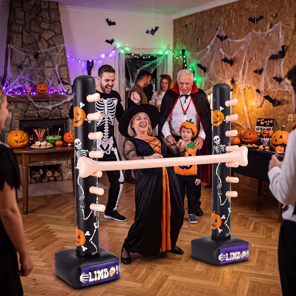 Halloween Party Games Inflatable Limbo Game for Adults